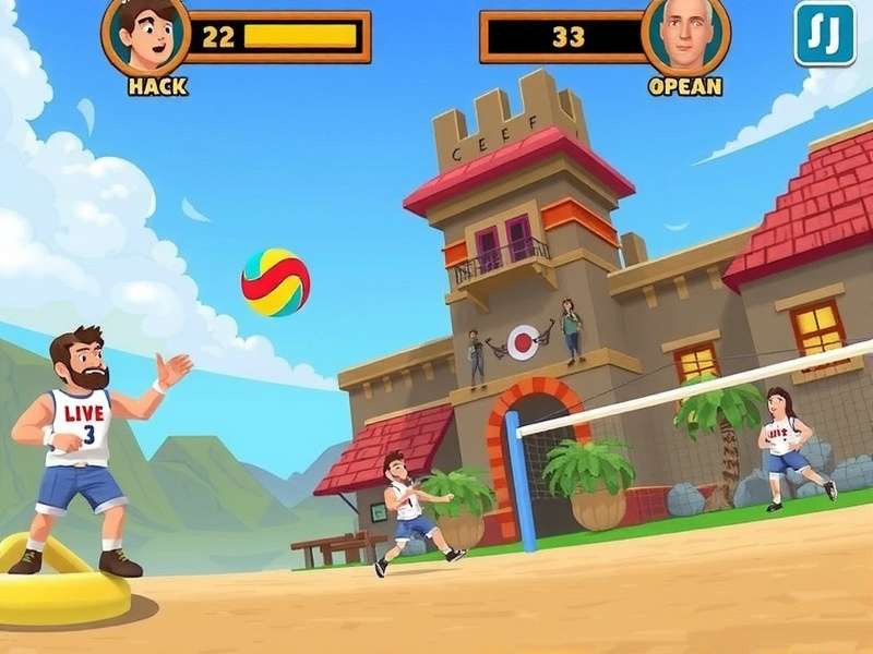 Air Volley Kings Game Screenshot